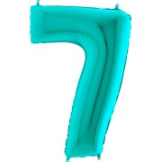 Шар цифра 7, 102 см (Тиффани)