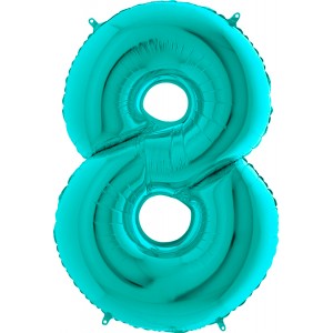 Шар цифра 8, 102 см (Тиффани)