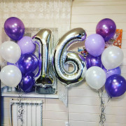 Сет из шаров любимому сыну на 16 лет