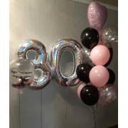Композиция из воздушных шаров для самой лучшей на 30 лет