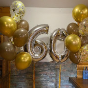 Сет из гелевых шариков мужчине на 60 лет