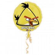 Шар-круг Желтая птичка из мультика Энгри Бердс ( Angry Birds)