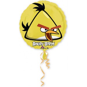 Шар-круг Желтая птичка из мультика Энгри Бердс ( Angry Birds)