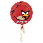 Шар-круг Красная птичка из мультика Энгри Бердс (Angry Birds)
