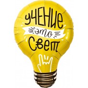 Фигурный шар Желтая лампочка: учение это свет