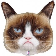 Фигурный шар Сердитая кошка