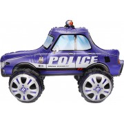 Ходячий шар Полицейская машинка синяя, Полиция (police) 911
