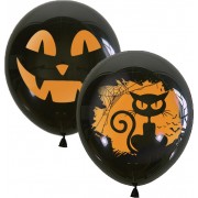 Шары Ночь на Хэллоуин (Halloween), черные