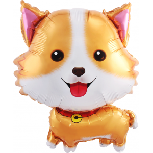 Фигурный шар Щенок Корги