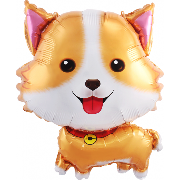 Фигурный шар Щенок Корги
