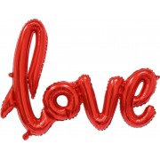 Гирлянда надувная Любовь (Love), красная