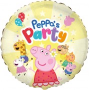 Шар-круг Свинка Пеппа на вечеринке (Peppa's party)