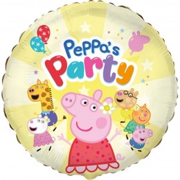 Шар-круг Свинка Пеппа на вечеринке (Peppa's party)