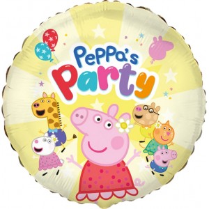 Шар-круг Свинка Пеппа на вечеринке (Peppa's party)