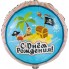 Шар-круг Остров сокровищ с пиратами в День рождения
