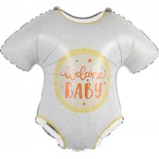 Фигурный шар Боди, Добро пожаловать, малыш, белый