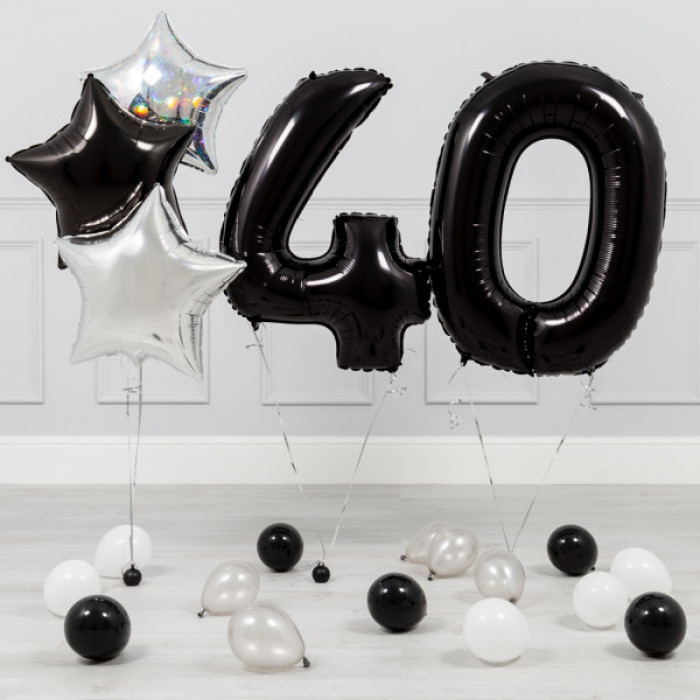 Композиция со звездами на 40 лет