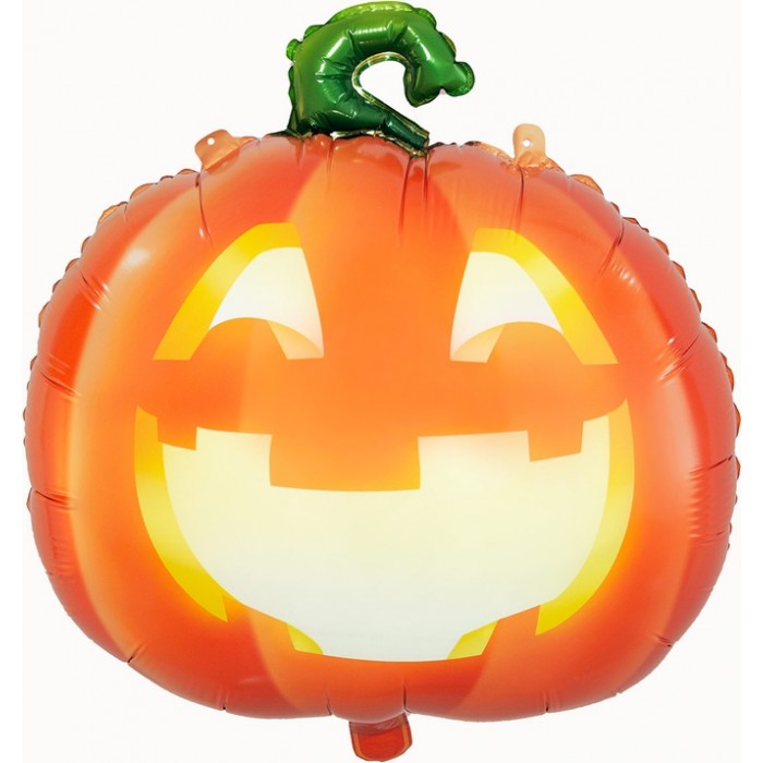 Фигурный шар Горящая тыква на Хэллоуин (Halloween)