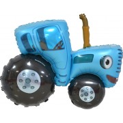 Фигурный шар Синий трактор