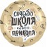 Шар-круг Спасибо школа, конец прикола, на выпускной