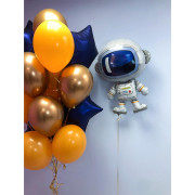 Композиция из воздушных шаров для любителя космоса