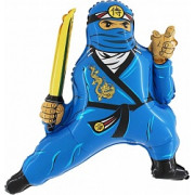Фигурный шар Синий Ниндзя из Ниндзяго