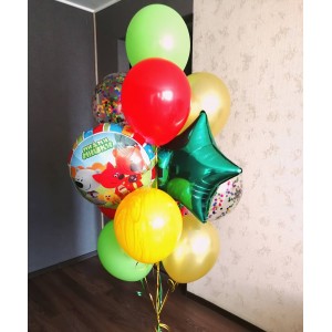 Букет из шаров Ми-ми-мишки со звездой