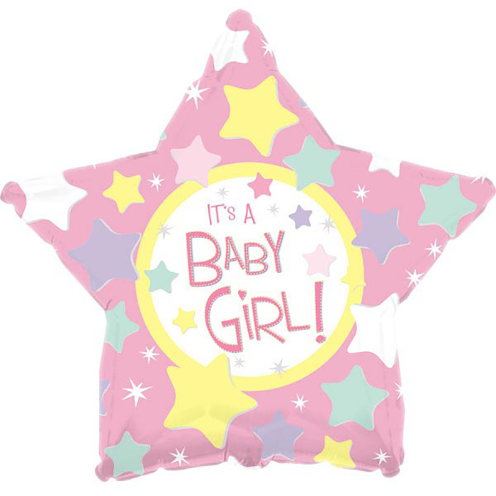 Шар-звезда Это малышка девочка (It's a baby girl)