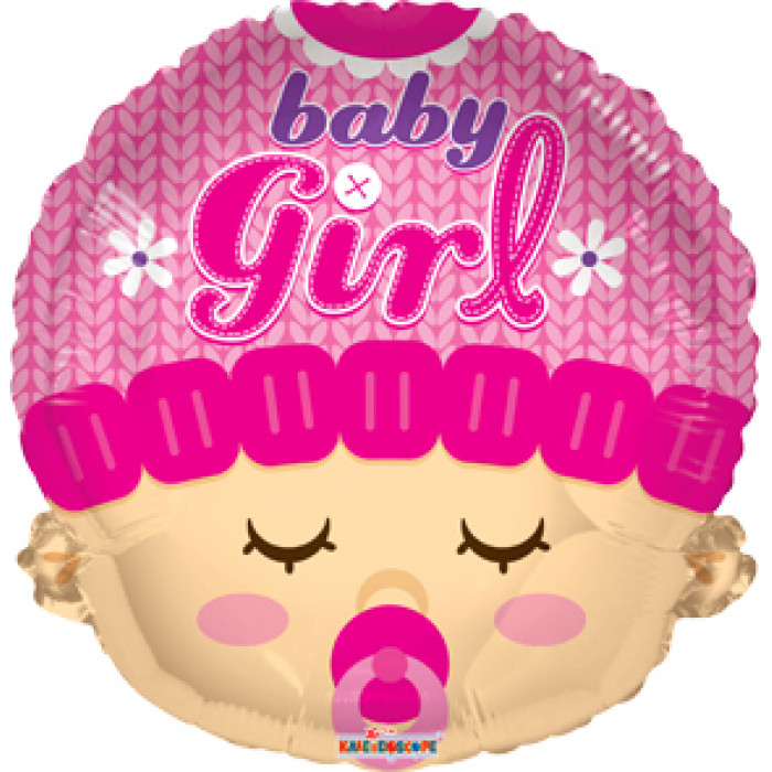 Фигурный шар Спящая Малышка девочка ( Baby Girl )