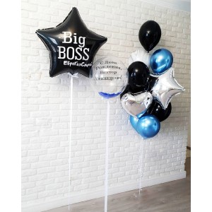 Набор с большой звездой Большой Босс (Big Boss) и Вашими поздравлениями
