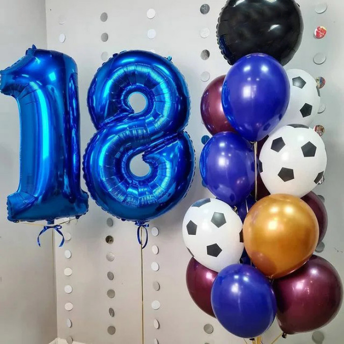 Композиция юному футболисту на 18 лет
