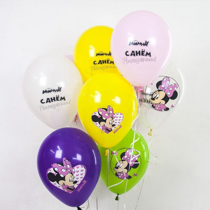 Шары с Минни Маус в День Рождения