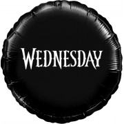 Шар-круг Уэнсдей (Wednesday), черный