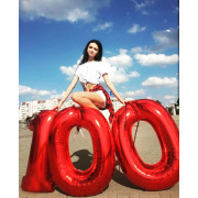 Набор шаров 100 репостов из 3 цифр для блогера