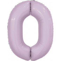 Шар цифра 0, 102 см (Орхидея)