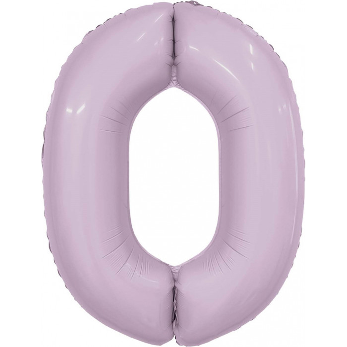 Шар цифра 0, 102 см (Орхидея)
