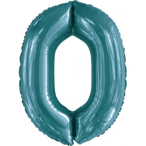 Шар цифра 0, 86 см (Тиффани)