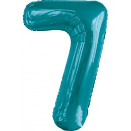 Шар цифра 7, 86 см (Тиффани)