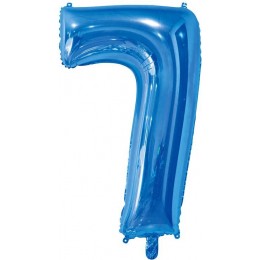 Шар цифра 7, 66 см (Синий)