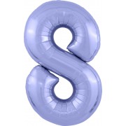 Шар цифра 8, 102 см (Лавандовый)