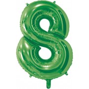 Шар цифра 8, 66 см (Зеленый)