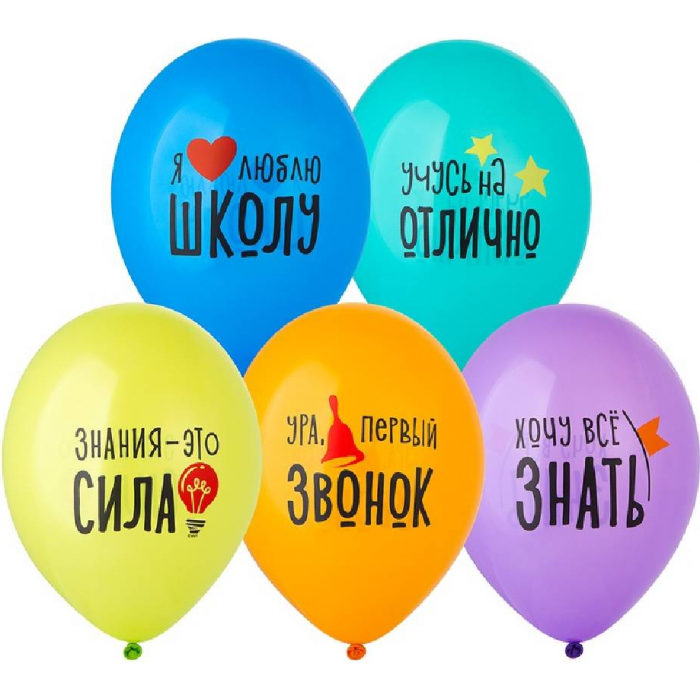 Латексный шар "Я люблю Школу!"