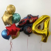 Композиция из шаров "Счастливый Вспыш"