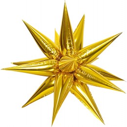 Шар-фигура Звезда большая составная, золото, 127 см