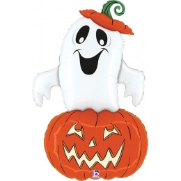Шар-фигура "Привидение из тыквы"