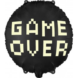 Шар круг "GAMER OVER Black"