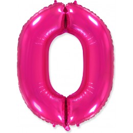 Шар цифра 0, 102 см (Фуше)