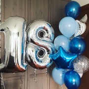 Композиция из шаров Парню на 18 лет