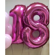 Композиция из шаров на 18 лет Нежные тона - дополнительное фото #1