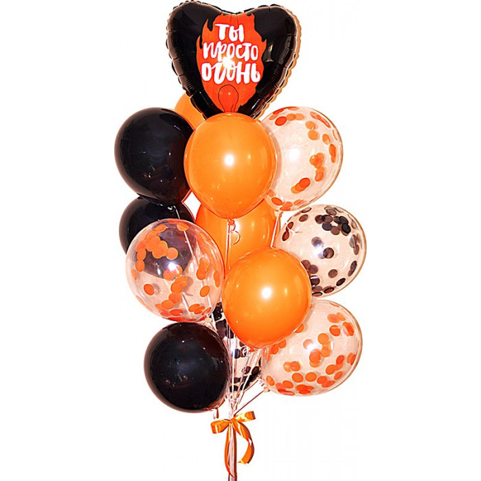 Фонтан ярких шаров Ты просто огонь